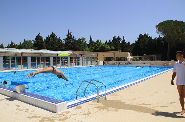 piscine camping avignon